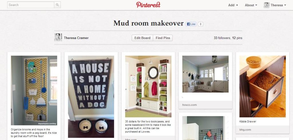 The mudroom better watch it's back...